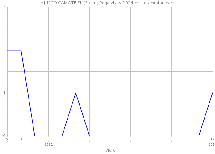 AJUSCO CAMOTE SL (Spain) Page visits 2024 