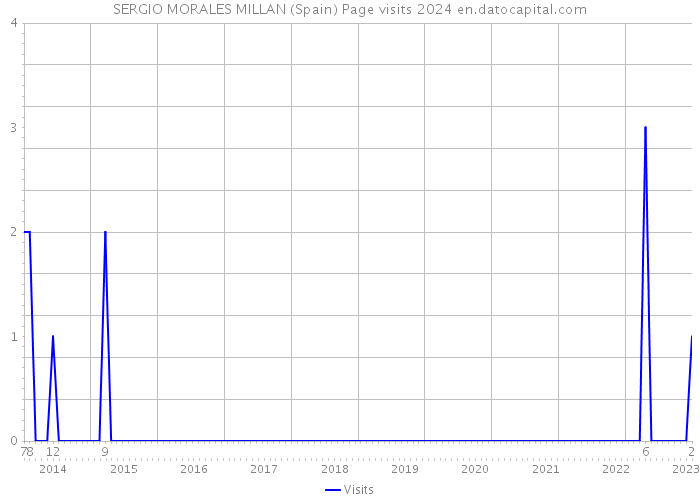 SERGIO MORALES MILLAN (Spain) Page visits 2024 