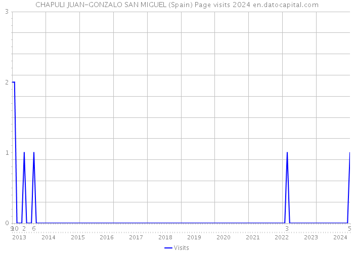 CHAPULI JUAN-GONZALO SAN MIGUEL (Spain) Page visits 2024 