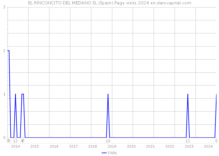 EL RINCONCITO DEL MEDANO SL (Spain) Page visits 2024 