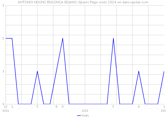 ANTONIO NDONG ENGONGA EDJANG (Spain) Page visits 2024 