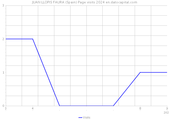 JUAN LLOPIS FAURA (Spain) Page visits 2024 