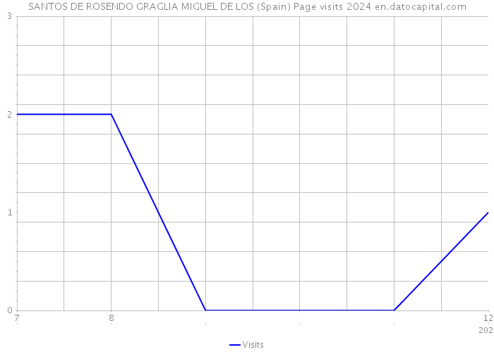 SANTOS DE ROSENDO GRAGLIA MIGUEL DE LOS (Spain) Page visits 2024 