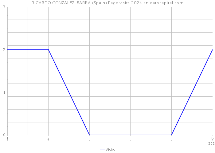 RICARDO GONZALEZ IBARRA (Spain) Page visits 2024 