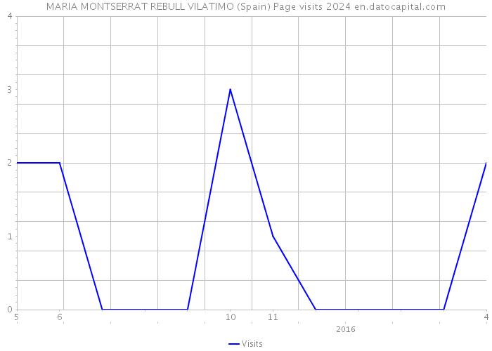 MARIA MONTSERRAT REBULL VILATIMO (Spain) Page visits 2024 