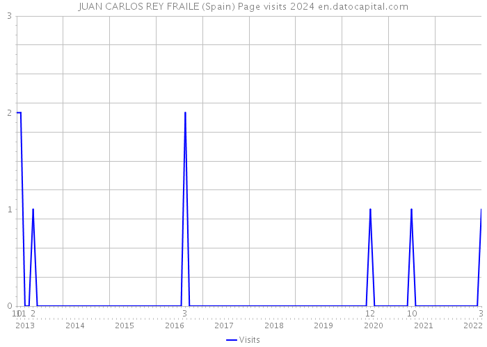 JUAN CARLOS REY FRAILE (Spain) Page visits 2024 