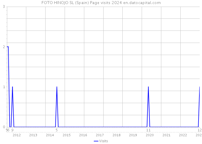 FOTO HINOJO SL (Spain) Page visits 2024 