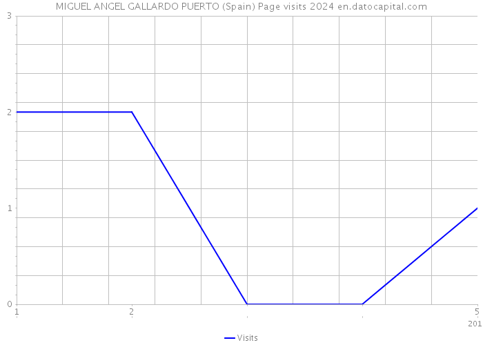 MIGUEL ANGEL GALLARDO PUERTO (Spain) Page visits 2024 