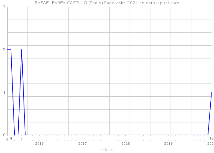 RAFAEL BAREA CASTILLO (Spain) Page visits 2024 