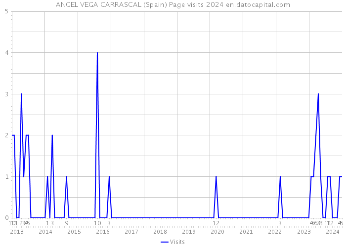 ANGEL VEGA CARRASCAL (Spain) Page visits 2024 