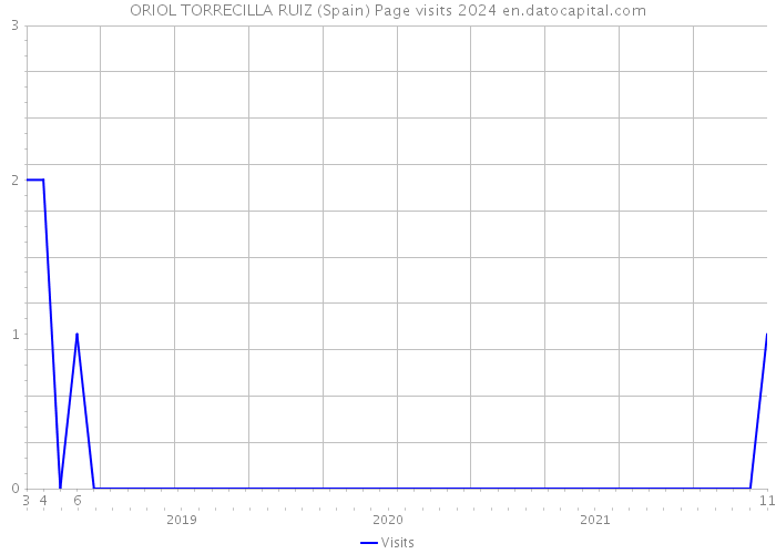 ORIOL TORRECILLA RUIZ (Spain) Page visits 2024 