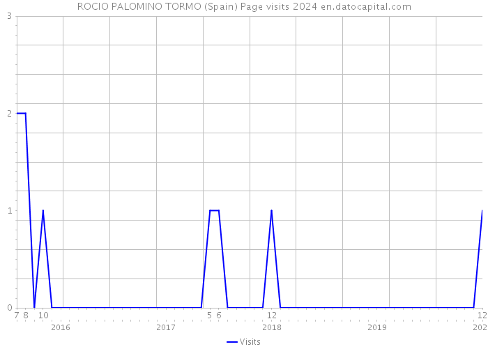 ROCIO PALOMINO TORMO (Spain) Page visits 2024 