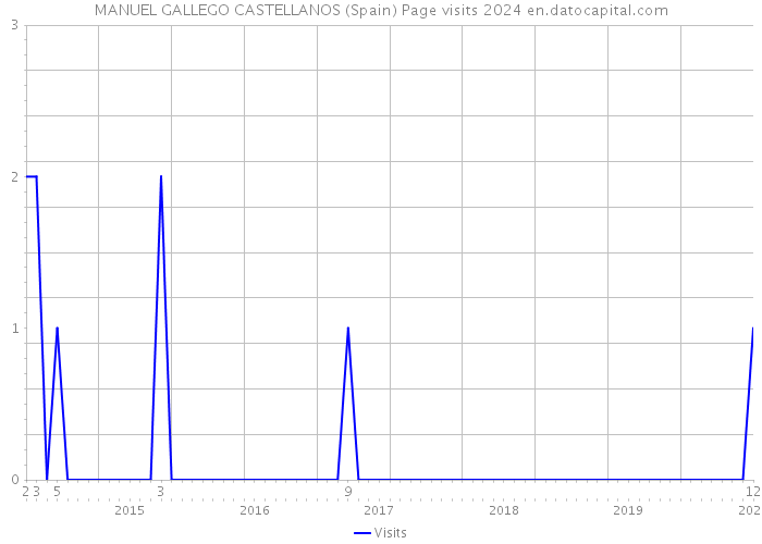 MANUEL GALLEGO CASTELLANOS (Spain) Page visits 2024 