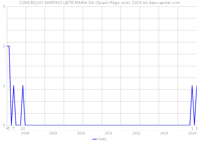 CONCEIÇAO SAMPAIO LEITE MARIA DA (Spain) Page visits 2024 