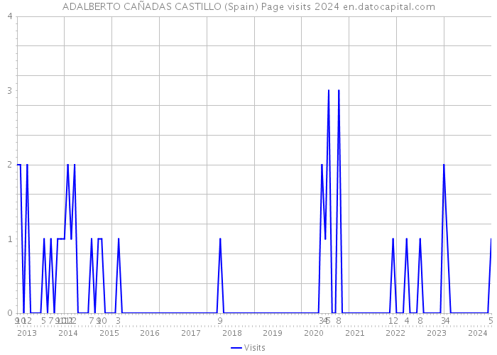 ADALBERTO CAÑADAS CASTILLO (Spain) Page visits 2024 