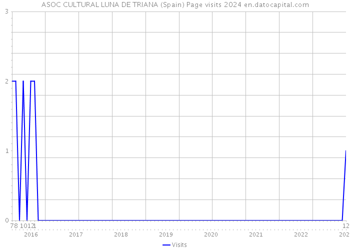 ASOC CULTURAL LUNA DE TRIANA (Spain) Page visits 2024 