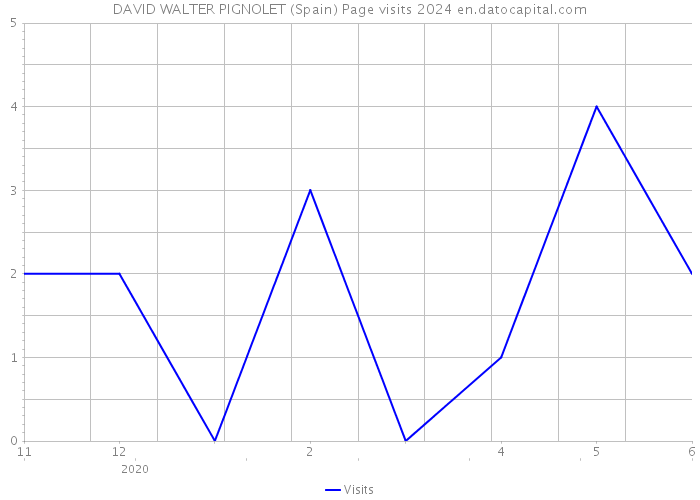DAVID WALTER PIGNOLET (Spain) Page visits 2024 