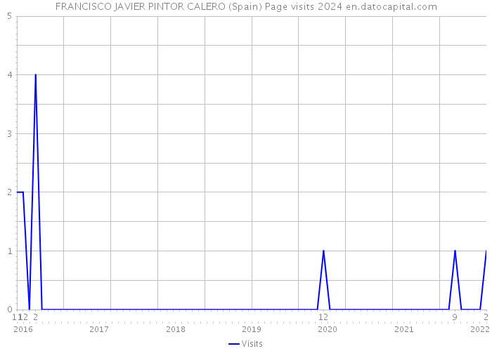 FRANCISCO JAVIER PINTOR CALERO (Spain) Page visits 2024 