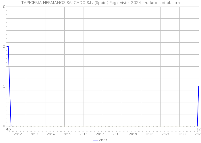 TAPICERIA HERMANOS SALGADO S.L. (Spain) Page visits 2024 