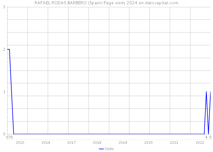 RAFAEL RODAS BARBERO (Spain) Page visits 2024 