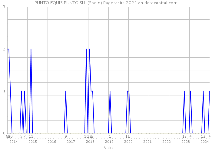 PUNTO EQUIS PUNTO SLL (Spain) Page visits 2024 