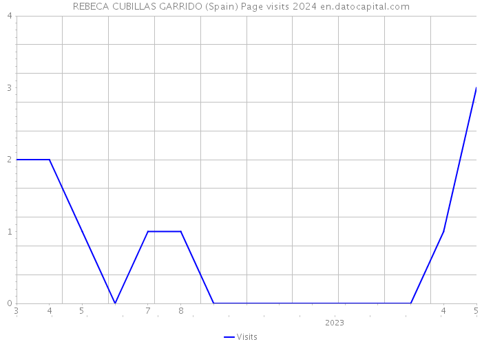 REBECA CUBILLAS GARRIDO (Spain) Page visits 2024 