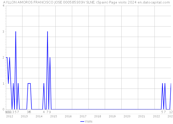 AYLLON AMOROS FRANCISCO JOSE 000585939V SLNE. (Spain) Page visits 2024 