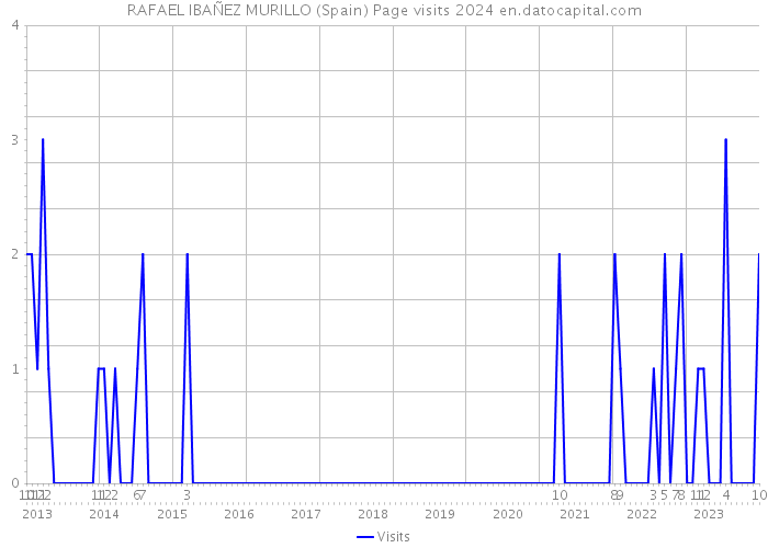 RAFAEL IBAÑEZ MURILLO (Spain) Page visits 2024 