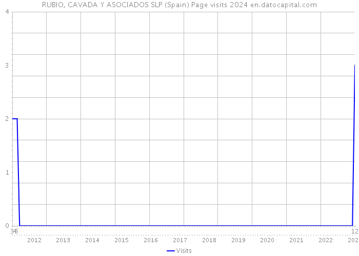 RUBIO, CAVADA Y ASOCIADOS SLP (Spain) Page visits 2024 