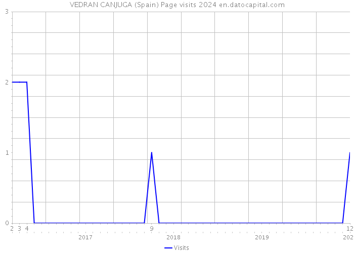 VEDRAN CANJUGA (Spain) Page visits 2024 