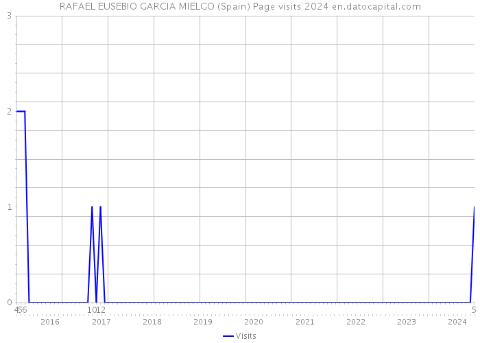 RAFAEL EUSEBIO GARCIA MIELGO (Spain) Page visits 2024 