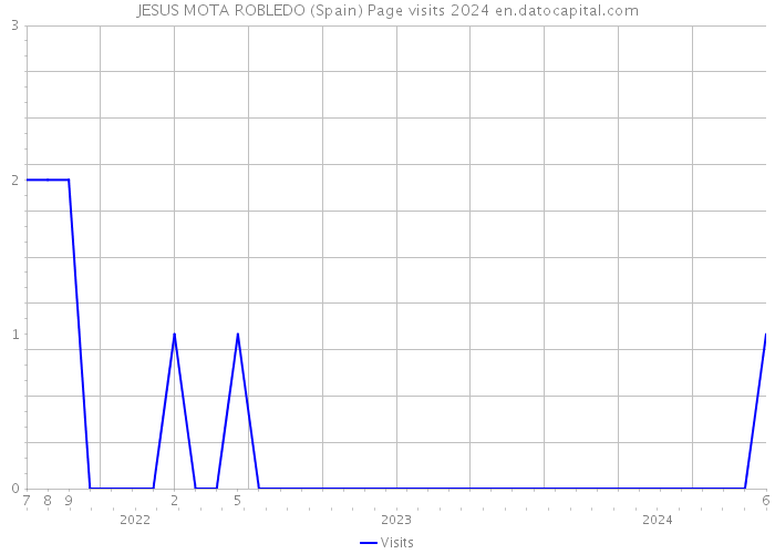 JESUS MOTA ROBLEDO (Spain) Page visits 2024 