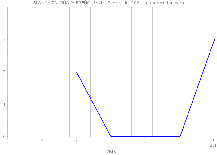 BLANCA ZALOÑA PARREÑO (Spain) Page visits 2024 