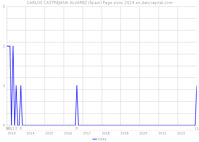 CARLOS CASTREJANA ALVAREZ (Spain) Page visits 2024 