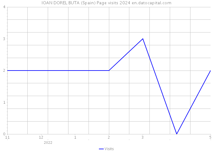 IOAN DOREL BUTA (Spain) Page visits 2024 