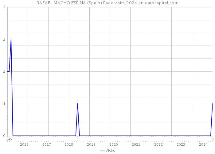 RAFAEL MACHO ESPINA (Spain) Page visits 2024 