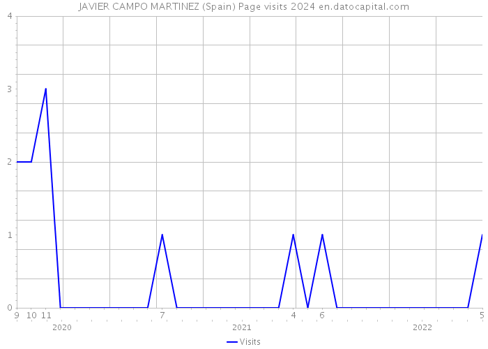 JAVIER CAMPO MARTINEZ (Spain) Page visits 2024 