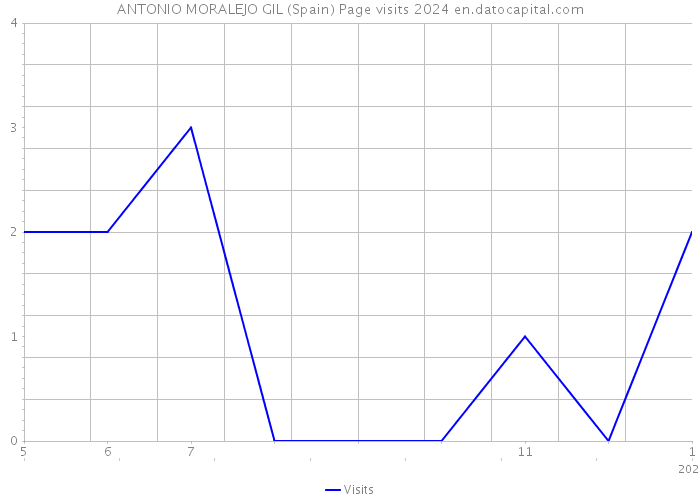 ANTONIO MORALEJO GIL (Spain) Page visits 2024 