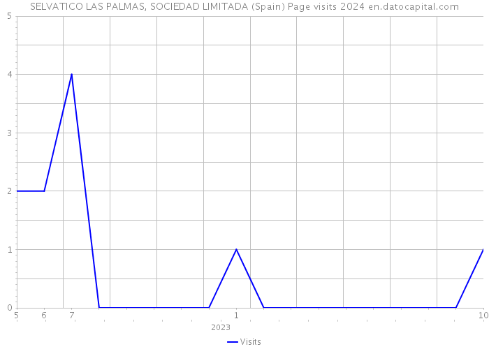 SELVATICO LAS PALMAS, SOCIEDAD LIMITADA (Spain) Page visits 2024 