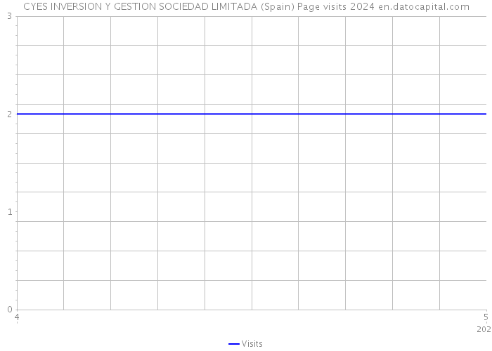 CYES INVERSION Y GESTION SOCIEDAD LIMITADA (Spain) Page visits 2024 