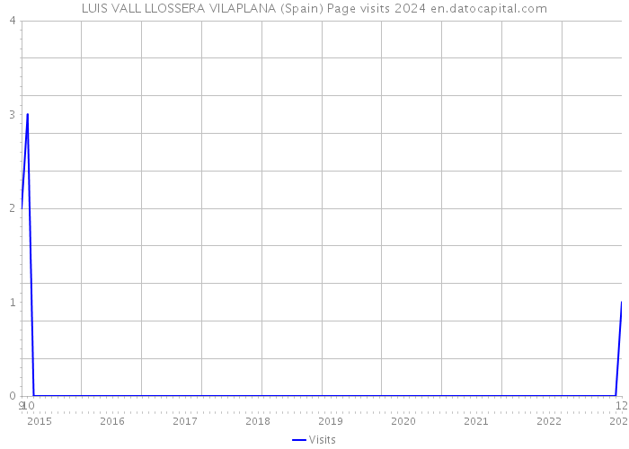 LUIS VALL LLOSSERA VILAPLANA (Spain) Page visits 2024 