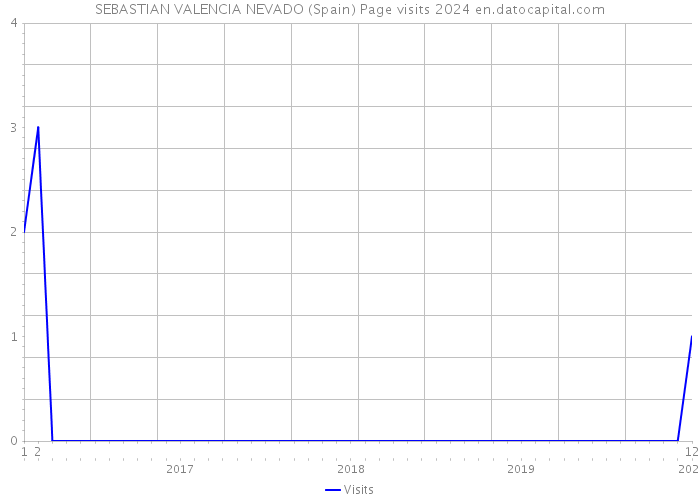 SEBASTIAN VALENCIA NEVADO (Spain) Page visits 2024 