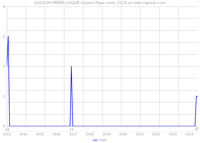 JOAQUIN PEREA LUQUE (Spain) Page visits 2024 