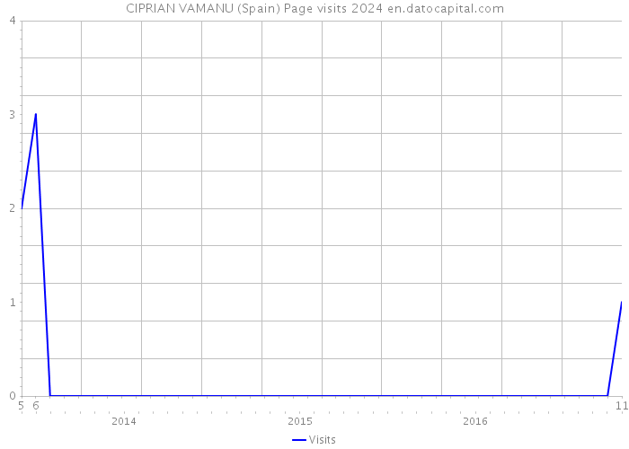 CIPRIAN VAMANU (Spain) Page visits 2024 