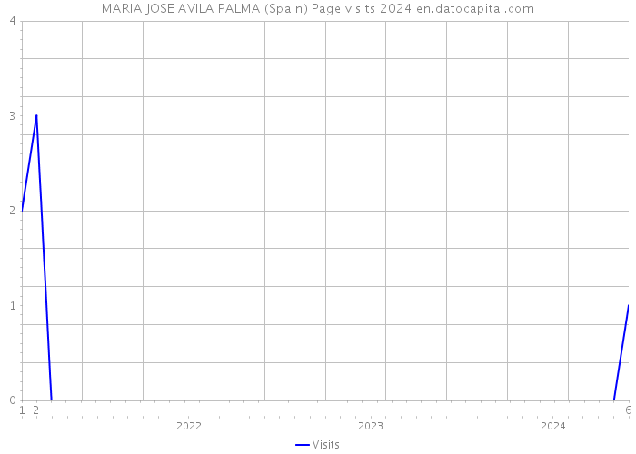 MARIA JOSE AVILA PALMA (Spain) Page visits 2024 