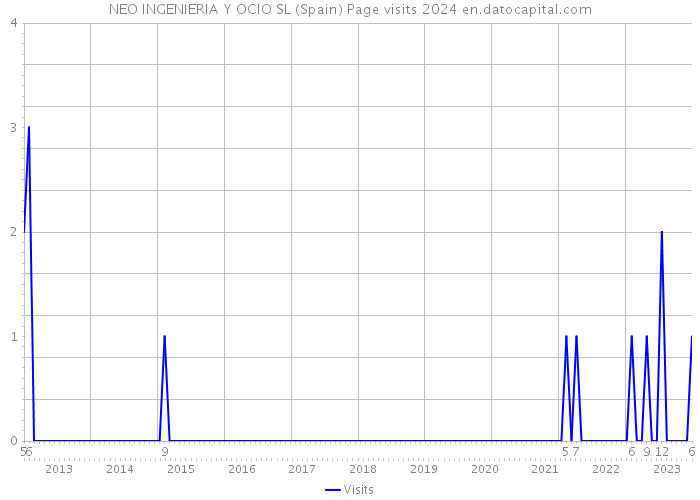 NEO INGENIERIA Y OCIO SL (Spain) Page visits 2024 