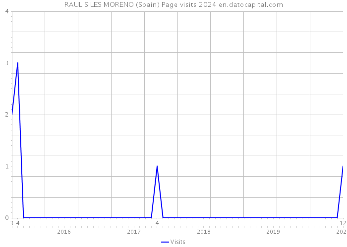 RAUL SILES MORENO (Spain) Page visits 2024 