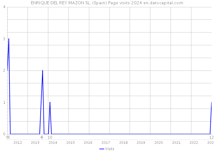 ENRIQUE DEL REY MAZON SL. (Spain) Page visits 2024 