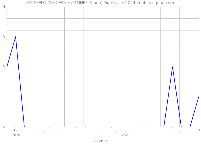 CARMELO GRAGERA MARTINEZ (Spain) Page visits 2024 