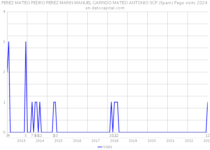 PEREZ MATEO PEDRO PEREZ MARIN MANUEL GARRIDO MATEO ANTONIO SCP (Spain) Page visits 2024 